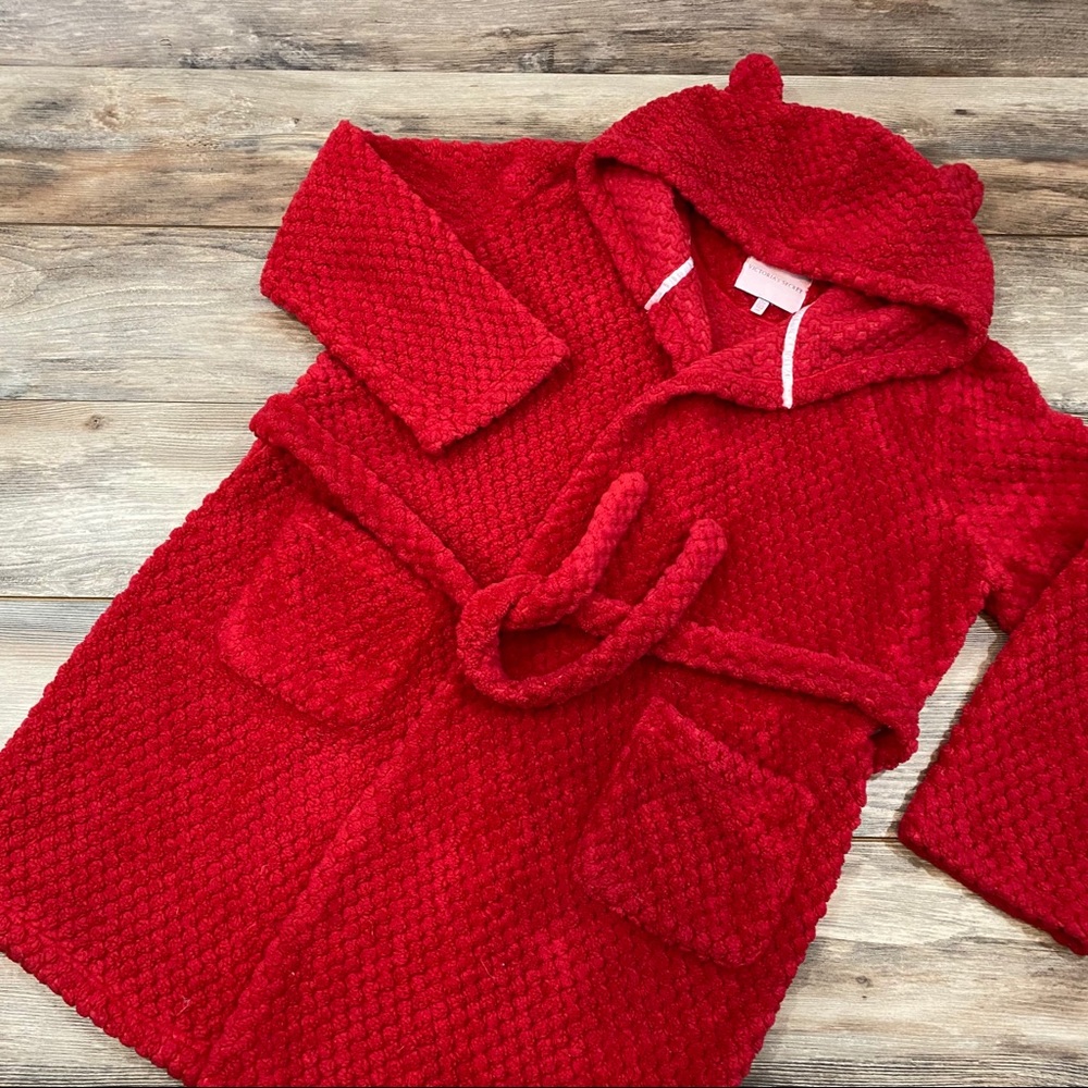 🍒Victoria’s Secret Red Cat-Hood Wrap Robe LG🍒